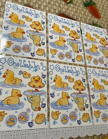 Duck Sticker Sheets
